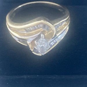 Marquis Diamond ring 14 K  gold  1/2 karat diamond make offer